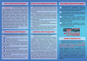 Антикоррупционные памятки и буклеты - Строй-НЭСАБ - №5
